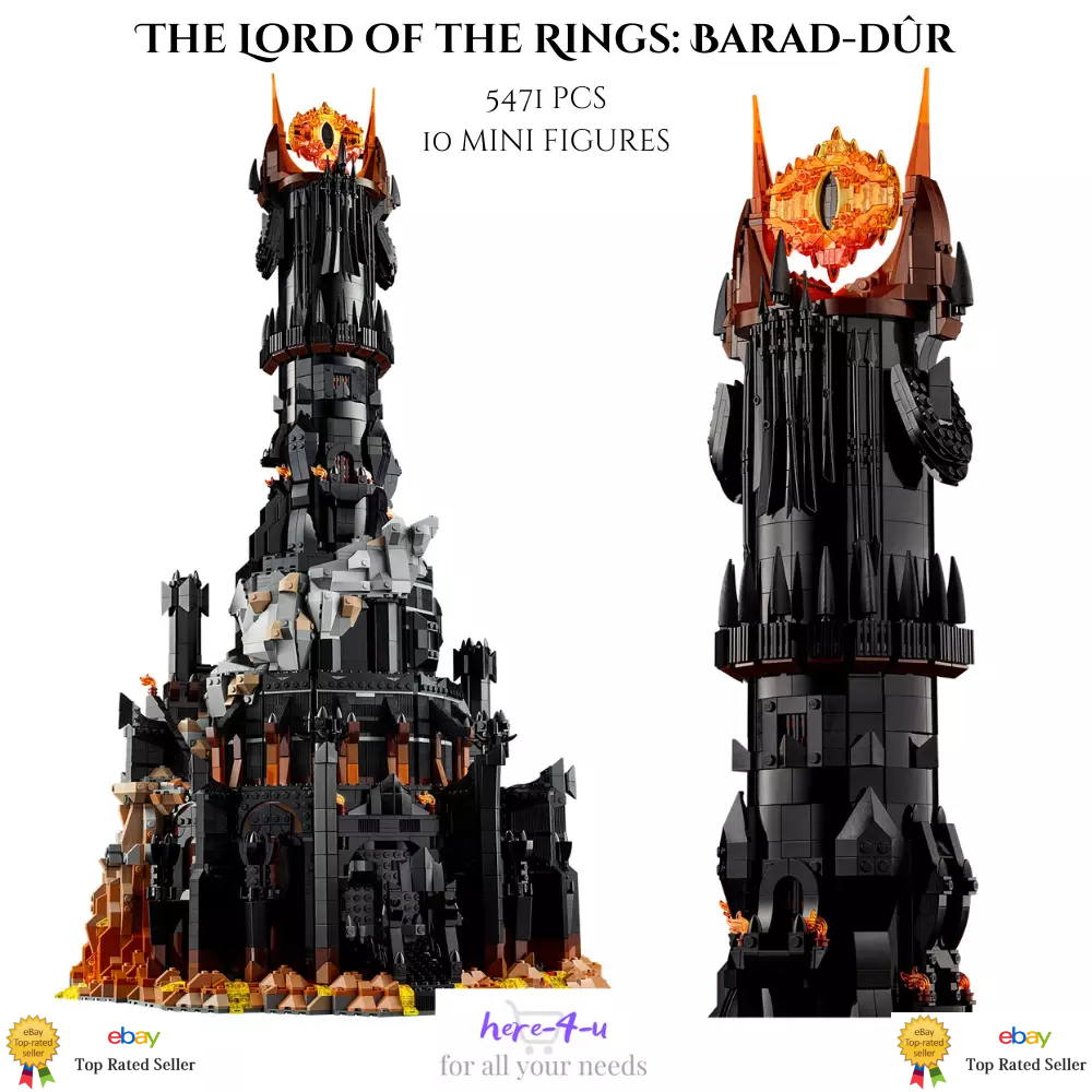 Build Blocks icons - The Lord of the Rings: Barad-dûr | 5471pcs (10333) ABS Kit