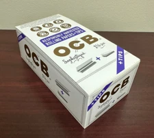 OCB SOPHISTIQUE 1 1/4 Rolling Paper + Tips 24ct -Full Box Papers