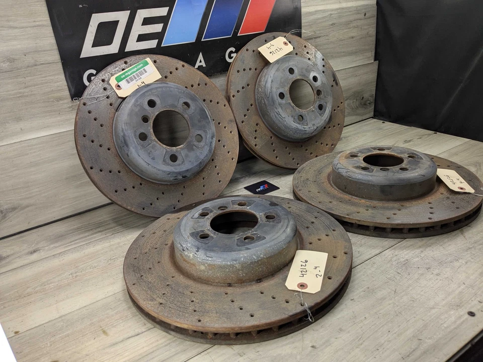 Rotores de disco de freio dianteiro traseiro esquerdo direito 12-20 AFT OEM F30 F32 F33 F36 370mm - Imagem 2 de 4