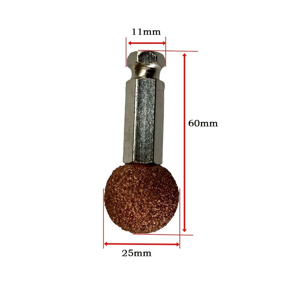 Useful Ball Rasp With Arbor Adaptor Grinding Head Rasp High Speed/Low ...