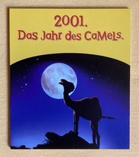 Camel Kalender 2001, Das Jahr des Camels, 12 Bl&auml;tter CD Format unbenutzt