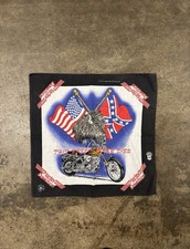 VTG Harley Davidson This Breed Never Dies Bandana 50/50 Made In The USA 1980s HD