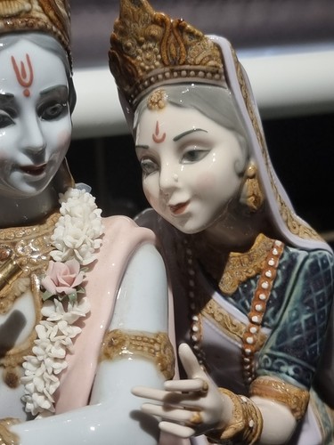 Lladro Large Limited edition 2177/3000 Lord Radha Krishna sculpture Mint Cond. - Picture 3 of 24
