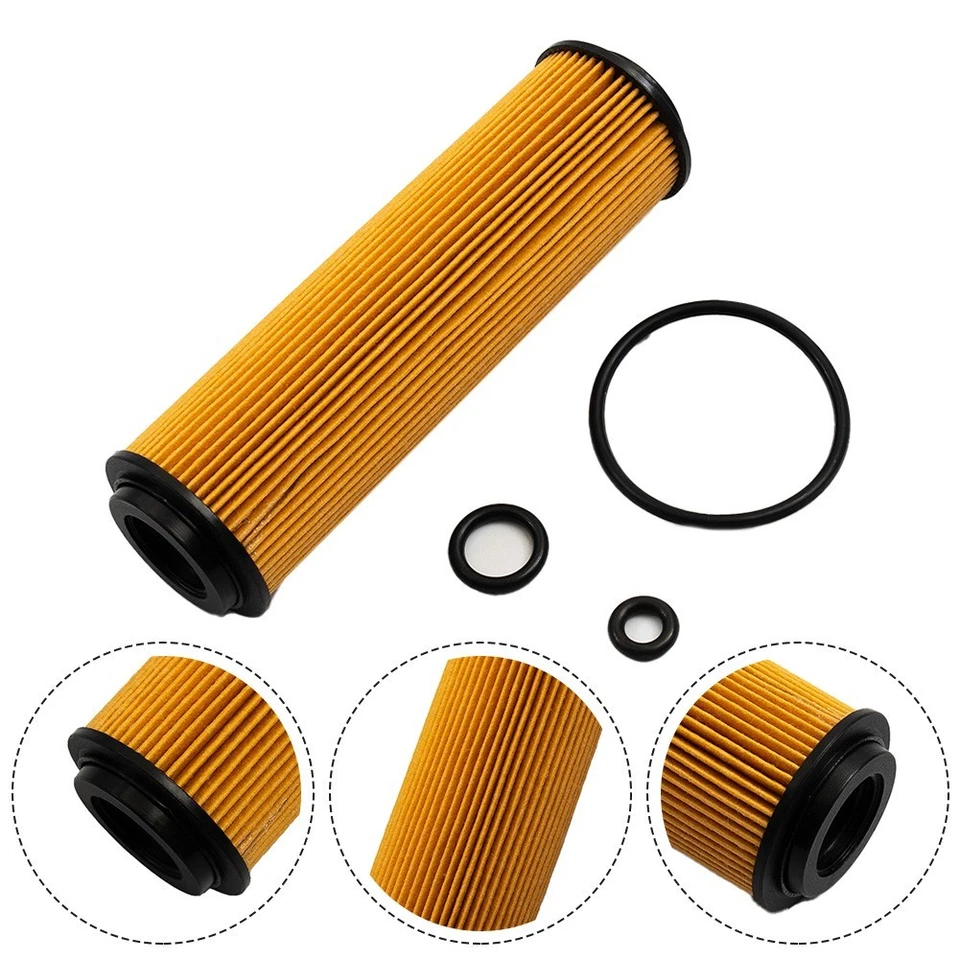 Filter Element W/ 3 *O-Rings 1 SET Oil Filter Kit 71 180 00 09 Quality - Image 4 of 4