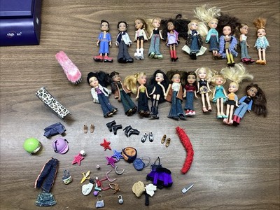 MGA 4.5  Mini Bratz Doll Lil Mini Bratz Lot Of 20 Dolls Clothes Shoes #3