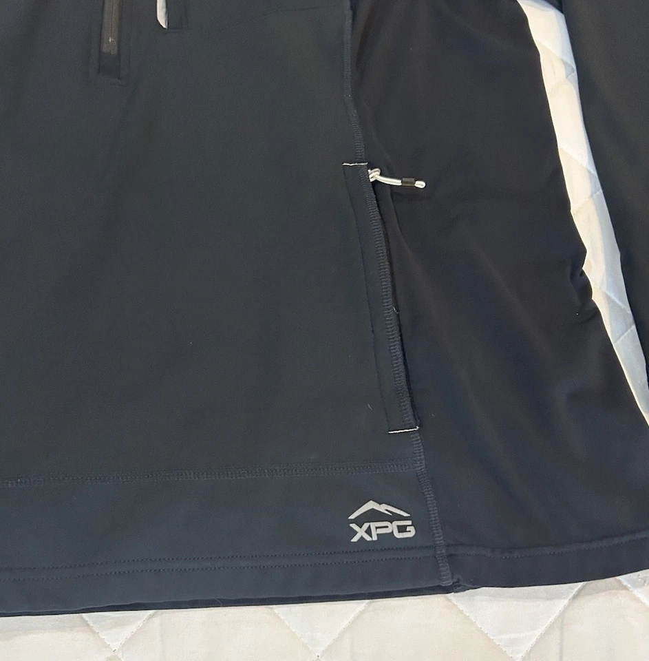 Suéter negro activo con cremallera Cabelas XPG 1/2 para mujer talla XL Foto 4 de 4