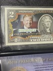 President TRUMP  $2 Bill Currency Collection with Display Holder Note + .999 1oz — photo 2