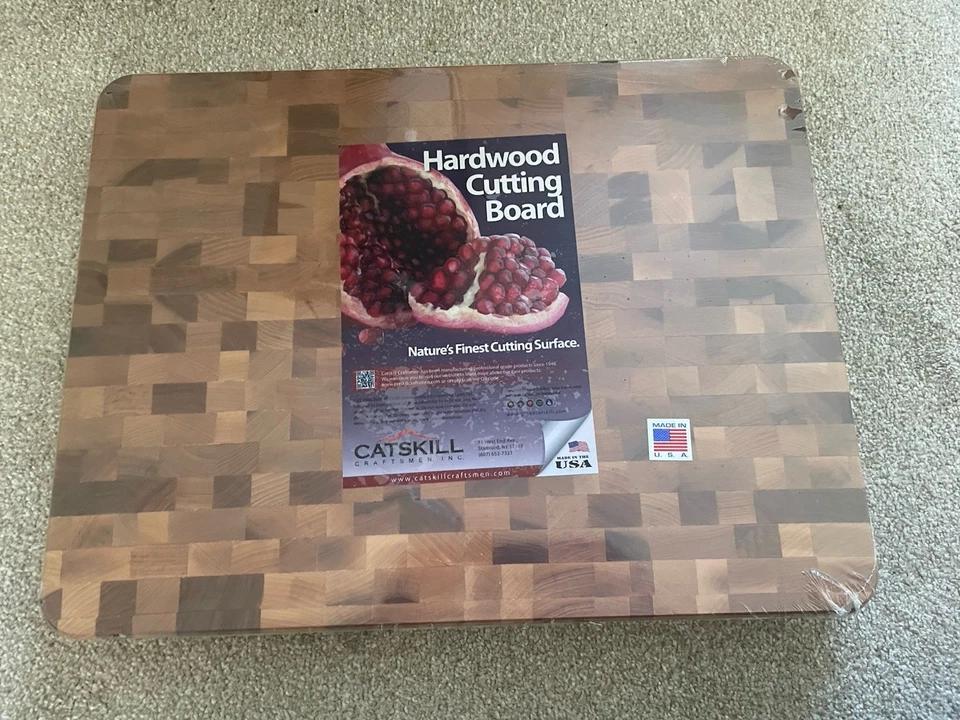 End Grain Chopping Butcher Block Hardwood Catskill Craftsmen 19"x14.5" x2" USA - Image 2 of 4