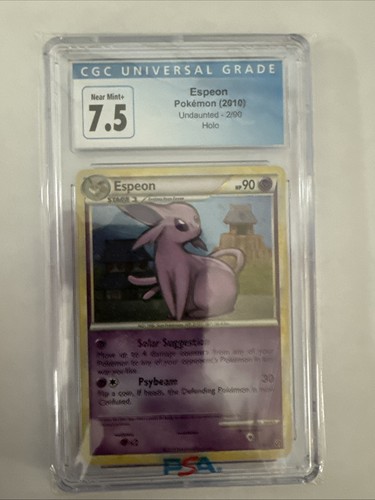 Espeon graded CGC 7.5 for sale on eBay