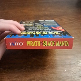 Wrath Of The Black Manta (Nintendo NES) Complete W/ Poster - Tested - Authentic