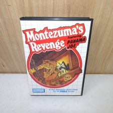Montezuma's Revenge Sega Master System SMS Complete Game w Manual Excellent Used