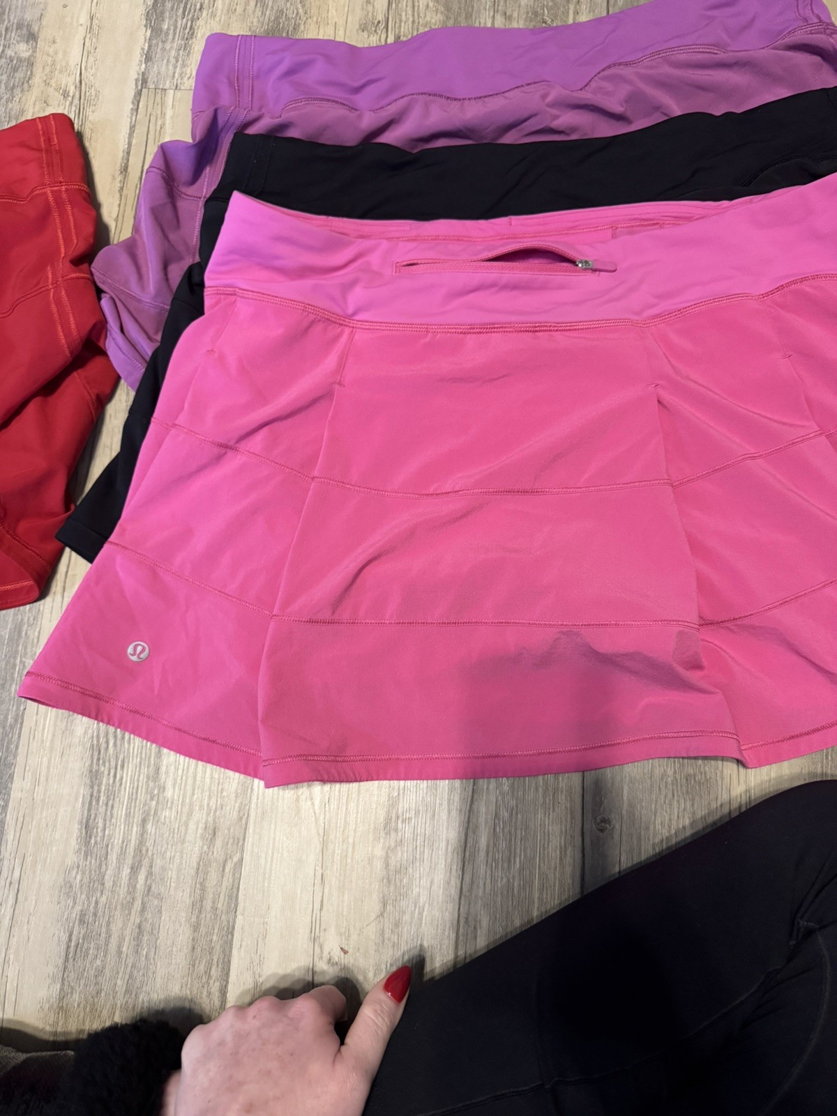 Lot Lululemon Pace Rival Mid-Rise Skirt Athletic Tennis Golf Running Skort