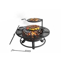 Feuerschale Feuertonne Feuerkorb Feuerstelle Brennschale Verstellbare Grillroste
