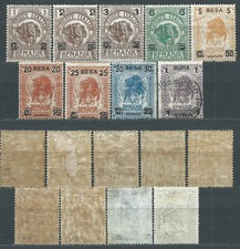 Somalie Italienne - Courrier Yvert 34/38 + 40/1 +42 + 44/( )/Utilisé MH / Mng /