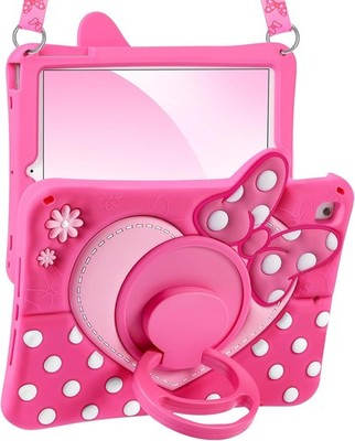Boaretiu Kids Case for iPad 5th/6th Generation/Air1/Air2/Pro Bow Tie Heart 