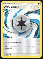 Pokemon Draw Energy Uncommon 209/236 SM - Cosmic Eclipse LP