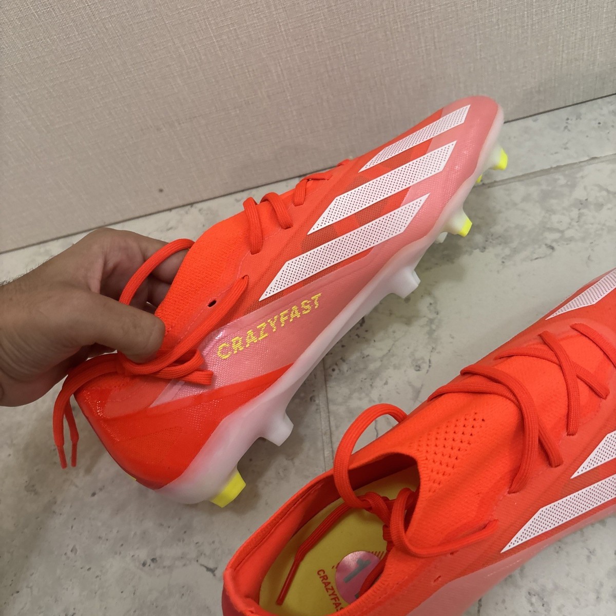 Adidas X Crazyfast Pro FG Soccer Cleats Energy Citrus Pack Men’s Size 12 IG0600 adidas X Crazyfast Pro FG - Energy Citrus Pack (SP24) Soccer  main image 3