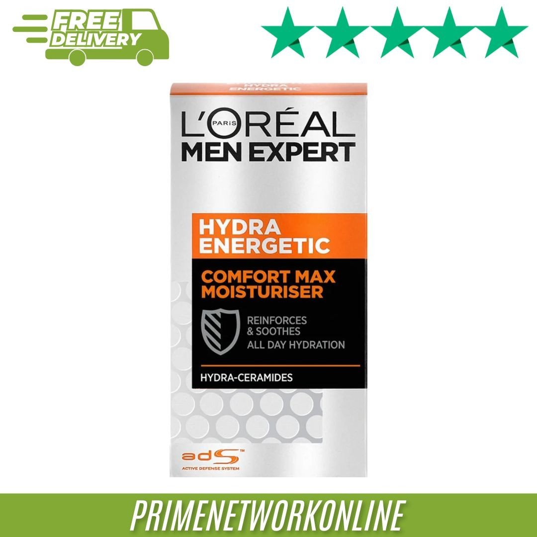 L'Oréal Men Expert Hydra Energetic Comfort Max Moisturiser 50ml ⭐⭐⭐⭐⭐