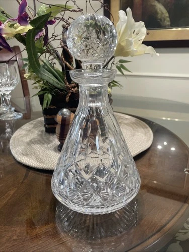 Waterford Lismore Roly Poly decanter made in Ireland vintage. Excellent cond