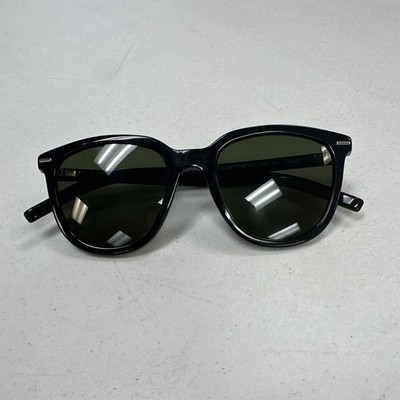 Dior Homme BLACKTIE255S 807QT Black Frame Green Lenses Square Lightweight 51-20