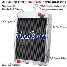 4 Rows Aluminum Radiator 391931R91 for Case IH 806 826 856 1026 1206,1256