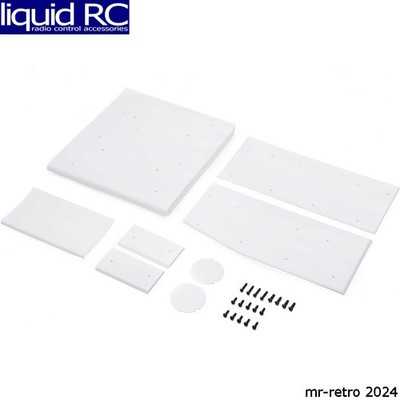 Losi LOS-1894 Wing Panel Set White: 22S Sprint