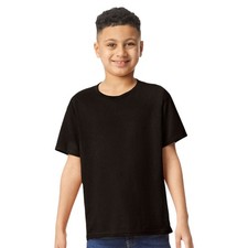 Gildan Youth T-Shirt Heavy Cotton Crewneck Tees for Kids Short Sleeve Shirts