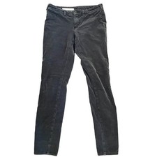 Pilcro And The Letterpress Women's Brushed Corduroy Black Stretchy Skinny Pants