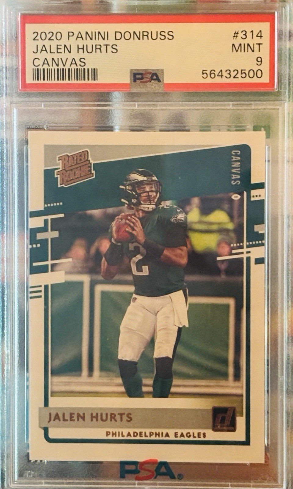 2020 Panini Donruss - Rated Rookie Jalen Hurts #314 Canvas (RC)