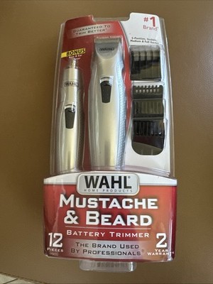 WAHL Mustache & Beard Battery Trimmer ***BRAND NEW IN BOX*** w/BONUS Trimmer