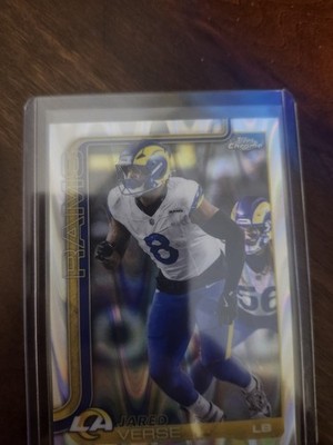 2025 Topps Chrome Jared Verse Ray Way Refractor Rams
