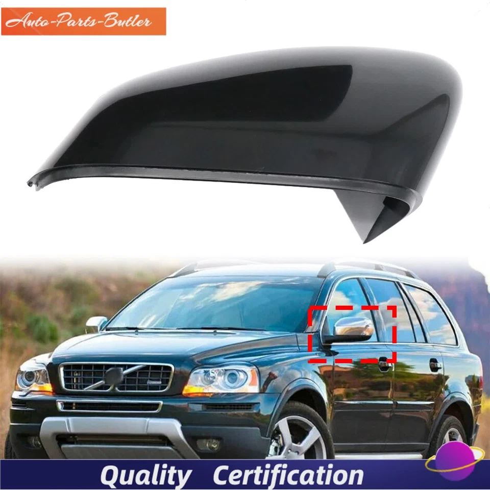 Tapa de puerta de coche cubierta de espejo lateral izquierdo para Volvo XC70 XC90 2007-2013 2014 Foto 3 de 4