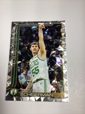 Baylor Scheierman-Boston Celtics-2025 Topps Basketball #5-Silver Diamanté