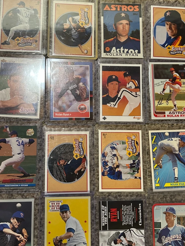 Nolan Ryan Lot of 49 Cards Topps Donruss Upper Deck All Cards Top Loaded - Изображение 3 из 4