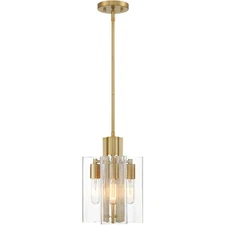 Designers Fountain D279M-9P-BG Latitude Pendant Brushed Gold