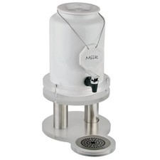 Beverage Dispenser Dispenser Cooling Battery 4 Litre Milk Jug Porcelain on Rack