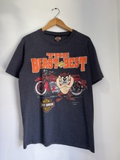 Vintage 1994 Harley Davidson Tazmanian Devil Taz Looney Tunes T-Shirt Size M