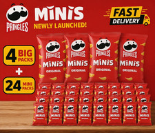 Pringles Minis Original Multipack 4 Large Bags ( Contains 24 Mini Bags )