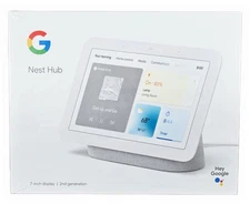 Nest Hub 7 Smart Touchscreen Display Google Assistant GA01331-US 2nd Gen Chalk
