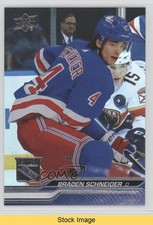 2023-24 Upper Deck Series 2 Silver Foil Braden Schneider #372 READ 5ya