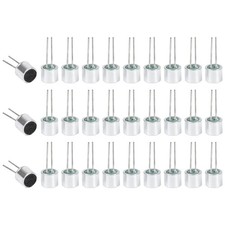 30Pcs 6050 Electret Microphone Pickup 6mm x 5mm Condenser Mic with Pins