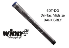 Winn Golf - Dri-Tac Midsize Grip Dark Gray 6DT-DG