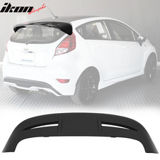 Fits 11-19 Ford Fiesta Hatchback St Style Rear Roof Spoiler Matte Black Abs Wing
