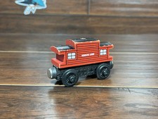 Vtg Sodor Line Caboose Red Tank Thomas  Friends Wooden Railway Train Engine