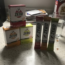 30-Packets Gatorade G Zero Powder, Classic Variety Pack Lemon Lime, Orange, ...