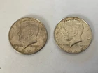 Lot Of Two (2) 1964 UNC Kennedy Half Dollar 90% Silver - P & D
