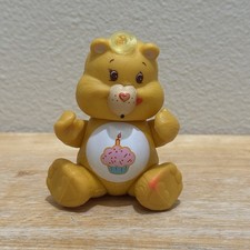 Vintage 1983 Kenner Care Bears BIRTHDAY BEAR 3.5" Poseable PVC Figure