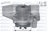 Wasserpumpe Dolz C118 FüR CitroËN Passend FüR Fiat Lancia Peugeot