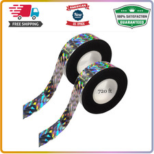 2  360ft Bird Scare Tape Flash Ribbon Holographic Reflective Outdoor Mylar...