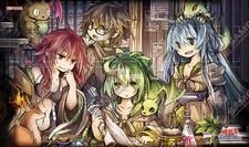 Yu-Gi-Oh! Duel Playmat Spirit Charmers Theme Eria Aussa Wynn Hiita TCG Mat